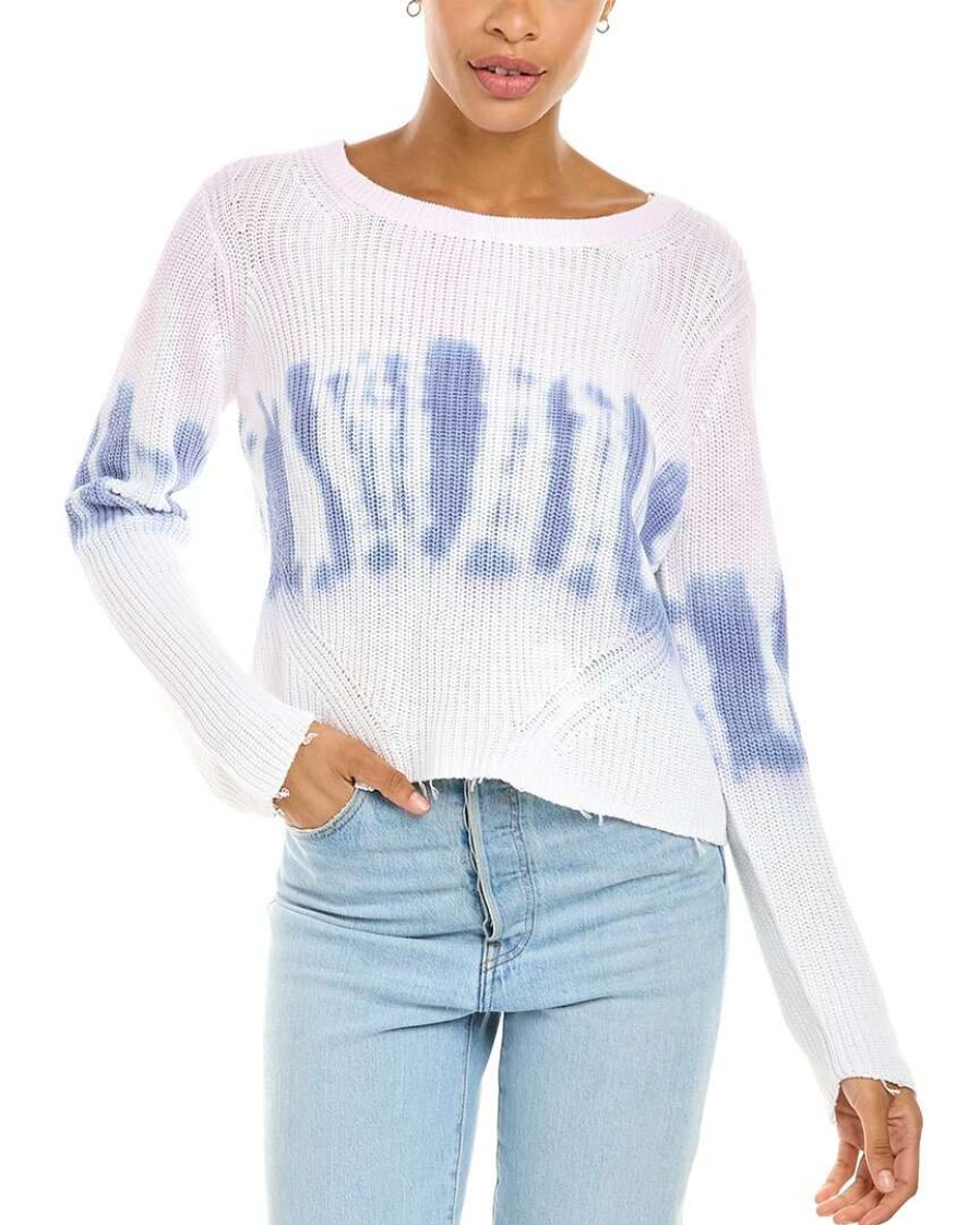 Clothing * | Raffi Tie-Dye Sweater Women Pink