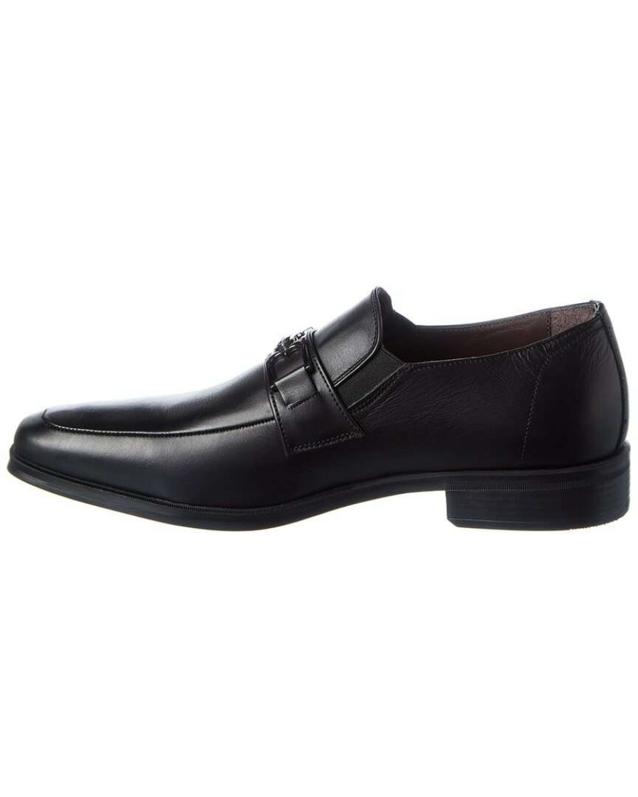 Shoes * | M By Bruno Magli Paul Leather Oxford Men Black