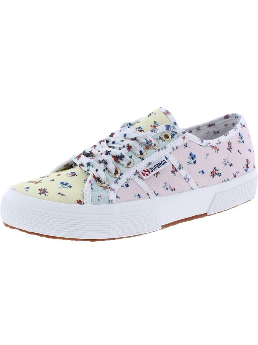 Shoes * | Superga 270 Flower Print Mi Womens Fitness Lifestyle Casual And Fashion Sneakers Pink Floral Mix