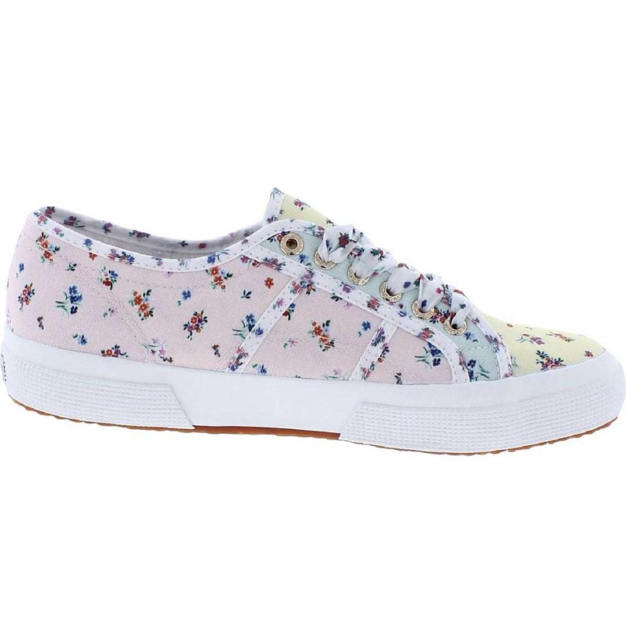 Shoes * | Superga 270 Flower Print Mi Womens Fitness Lifestyle Casual And Fashion Sneakers Pink Floral Mix