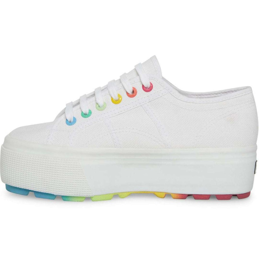 Shoes * | Superga 2790 Tank Multicolor Womens Fitness Lifestyle Casual And Fashion Sneakers Rainbow