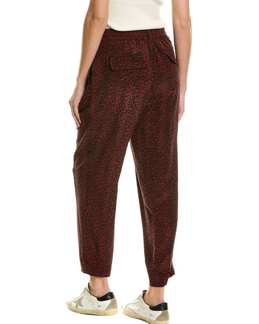 Clothing * | Equipment Lucien Silk Jogger Women Red