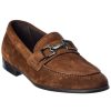 Shoes * | M By Bruno Magli Fermo Note Suede Loafer Men Brown