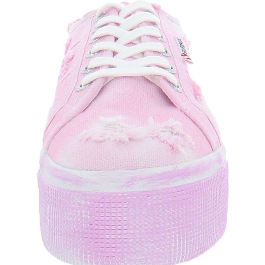 Shoes * | Superga 2790 Stone Washed Womens Fitness Lifestyle Casual And Fashion Sneakers Faded Pink