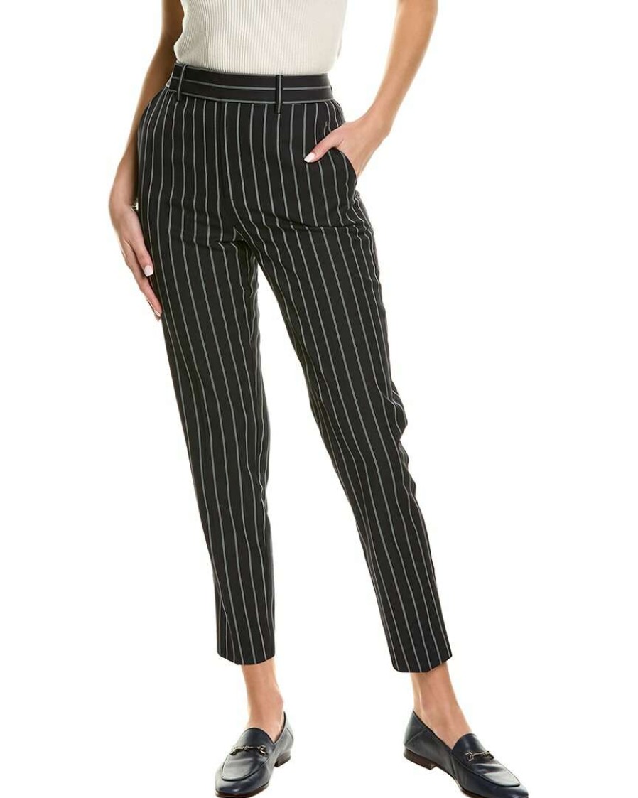 Clothing * | Equipment Warsaw Wool-Blend Trouser Women Black