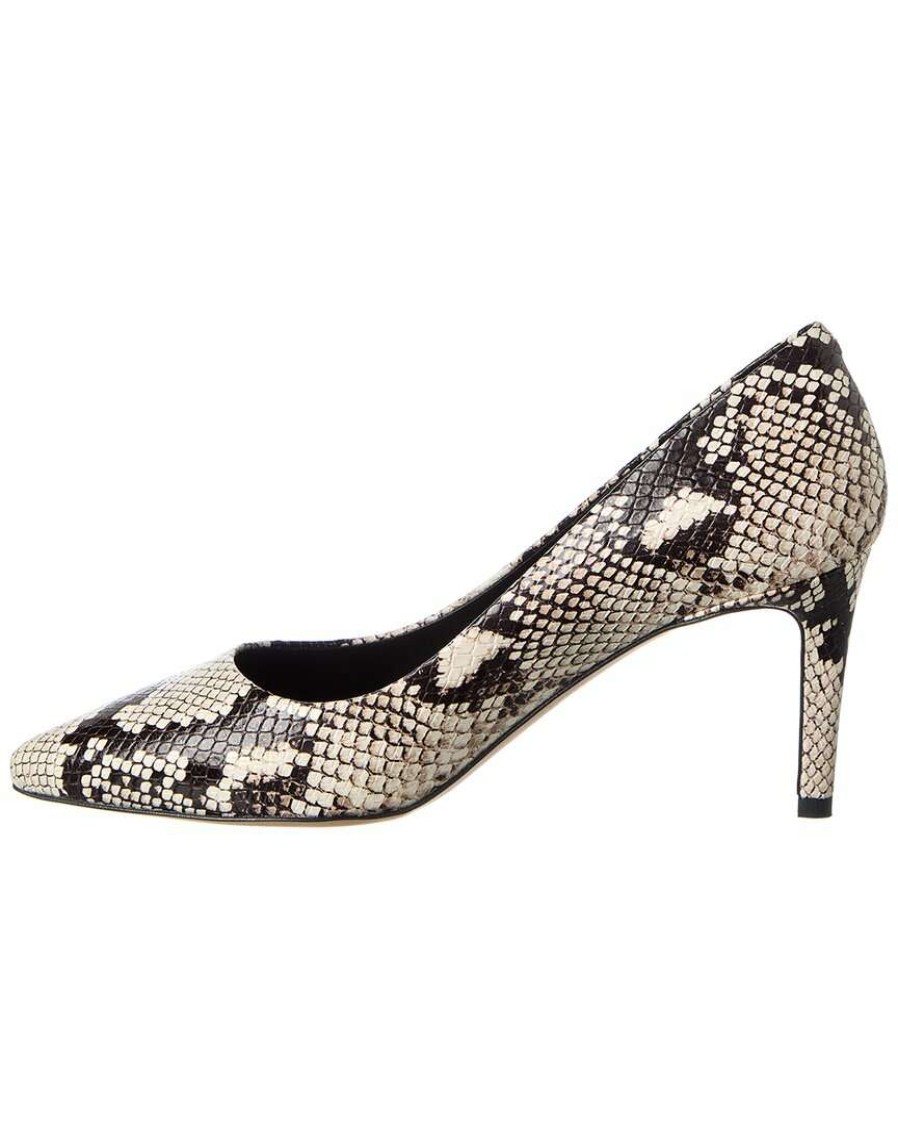 Shoes * | M By Bruno Magli Stella Snake-Embossed Leather Pump Women Multi