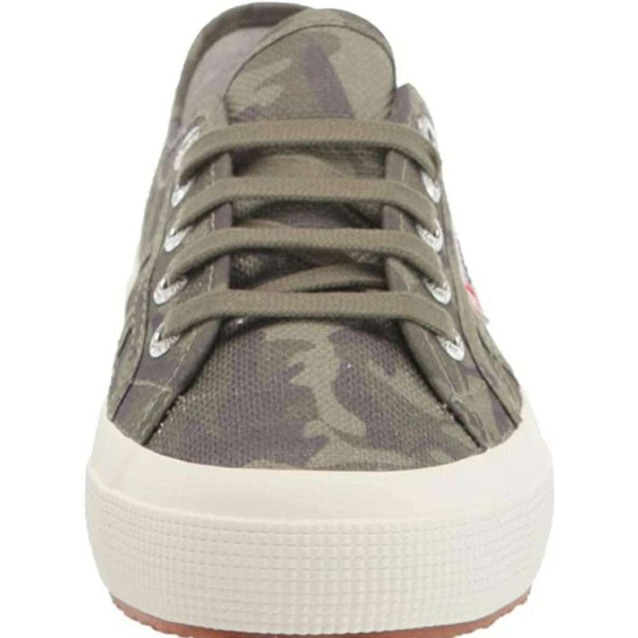 Shoes * | Superga 2750 Camo Print 2 Womens Camo Lifestyle Casual And Fashion Sneakers Green Camo