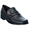 Shoes * | M By Bruno Magli Rho Leather Loafer Men Black