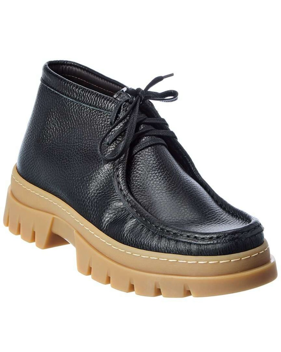 Shoes * | M By Bruno Magli Mykonos Leather Boot Men Black