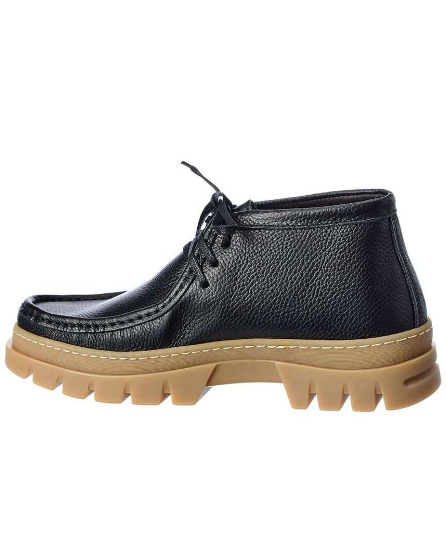 Shoes * | M By Bruno Magli Mykonos Leather Boot Men Black