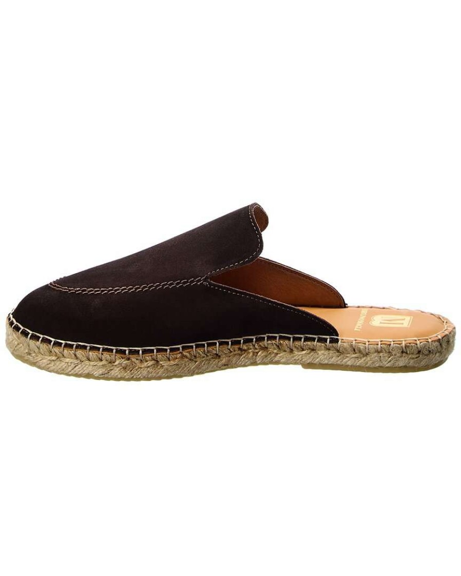 Shoes * | M By Bruno Magli Estrada Suede Espadrille Men Brown