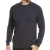 Clothing * | Raffi Crewneck Cashmere Sweater Men Grey