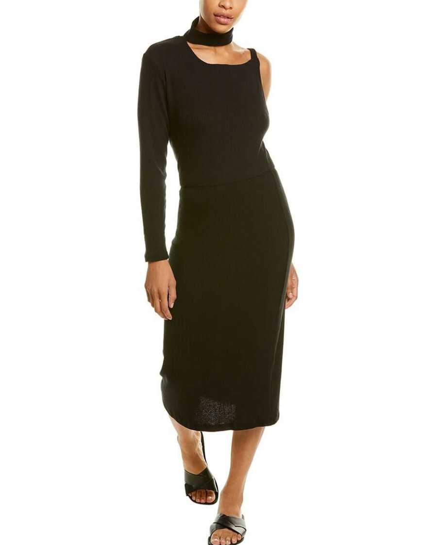 Clothing * | Lna Canto Midi Dress Women Black