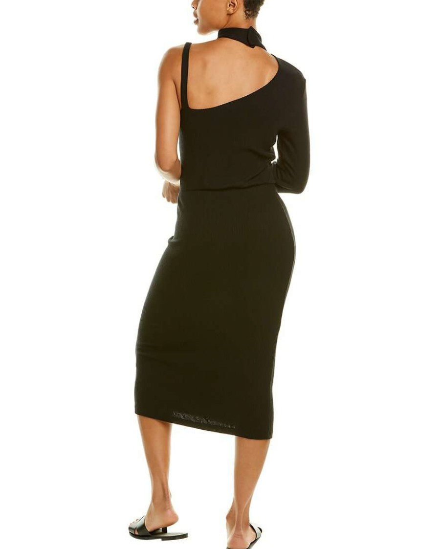 Clothing * | Lna Canto Midi Dress Women Black