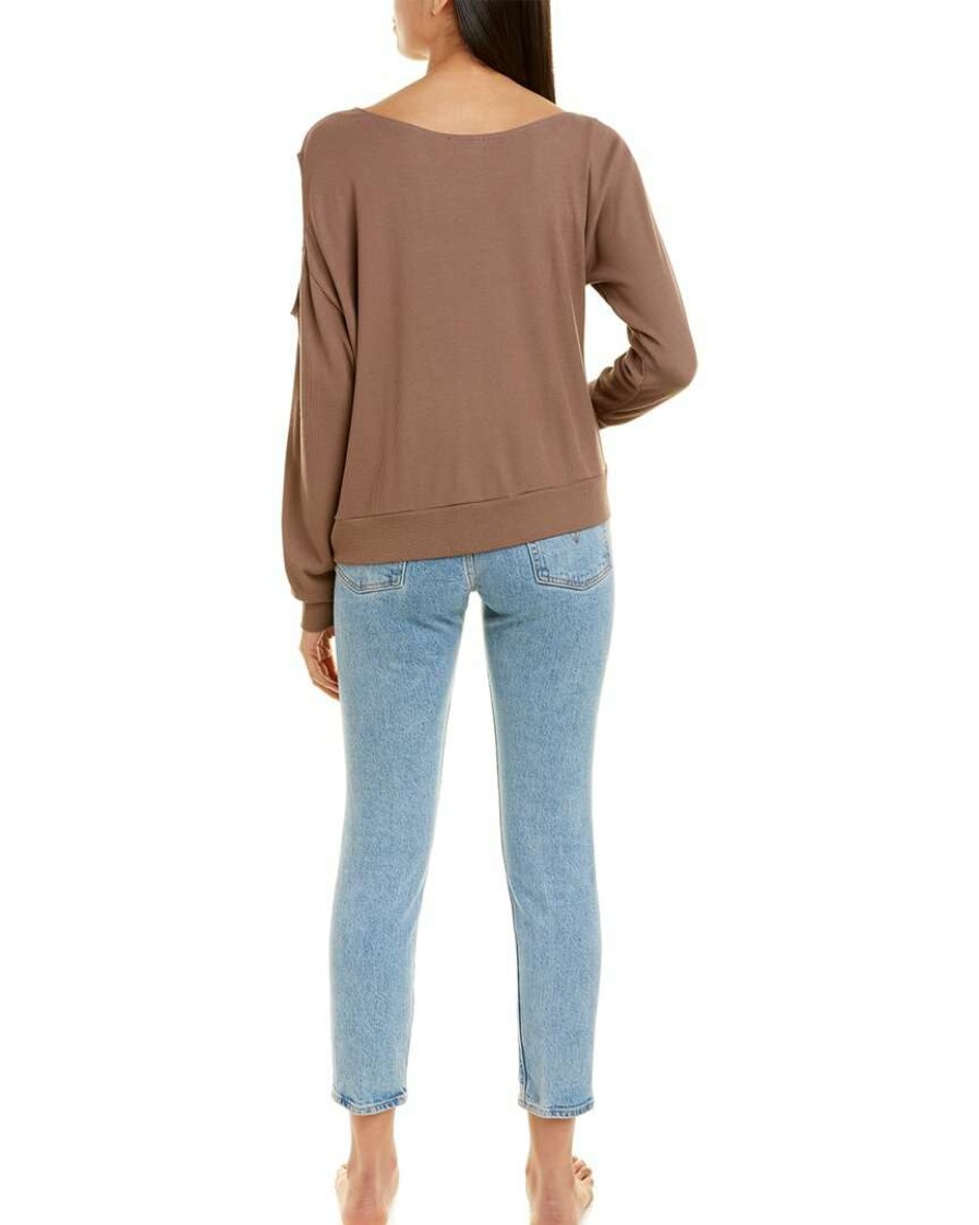 Clothing * | Lna Owen Thermal Top Women Brown