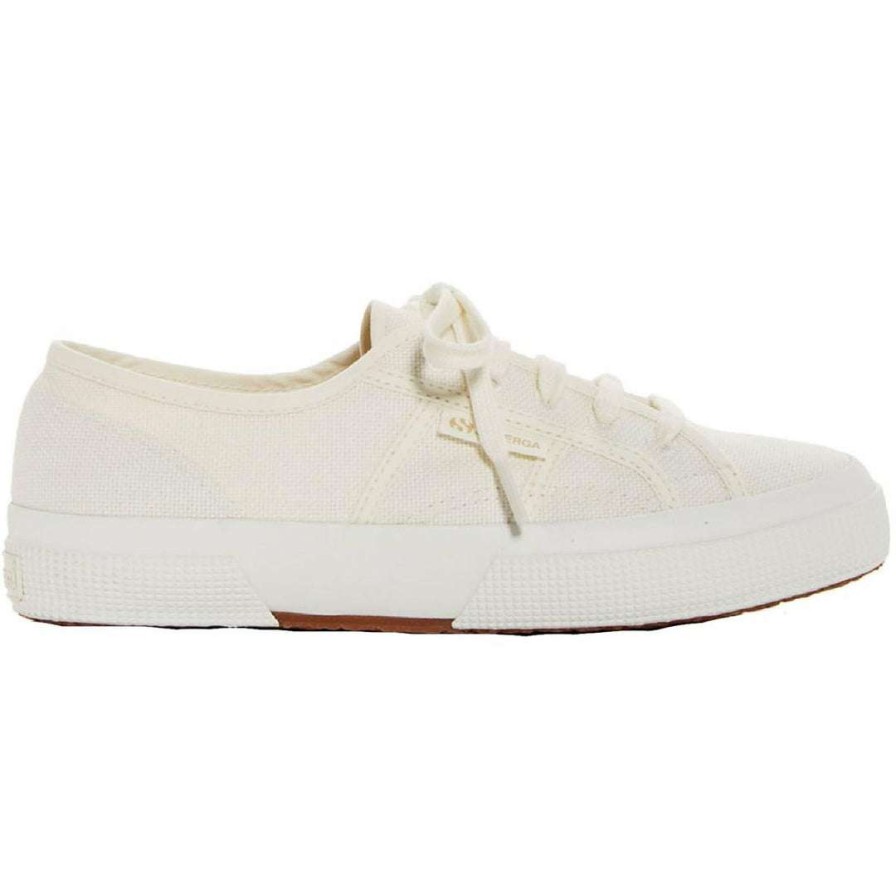 Shoes * | Superga Red Beet Womens Organic Cotton Canvas Casual And Fashion Sneakers White