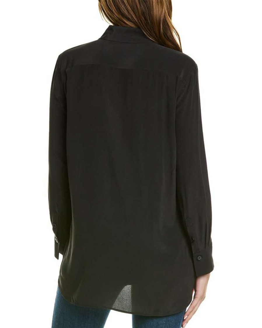 Clothing * | Equipment Bradner Silk Blouse Women Black