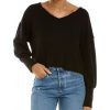 Clothing * | Lna Salma Waffle Top Women Black